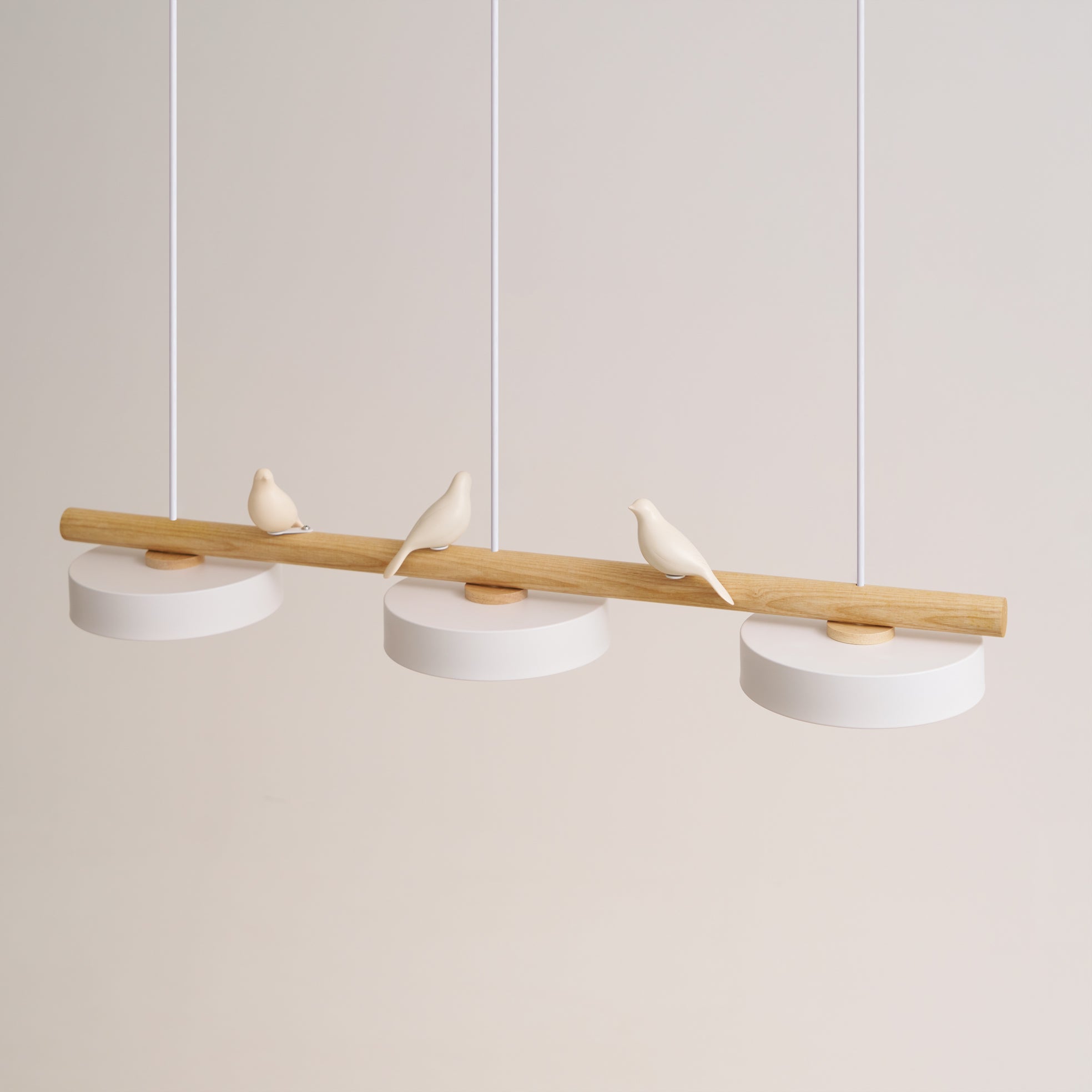 Nordic Bird Beam Pendant Lamp