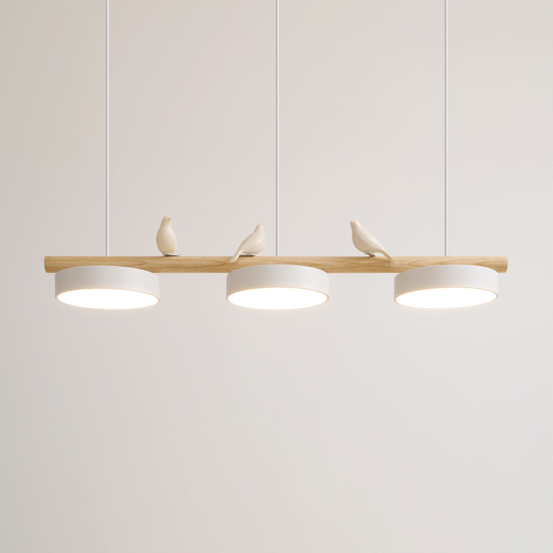 Nordic Bird Beam Pendant Lamp
