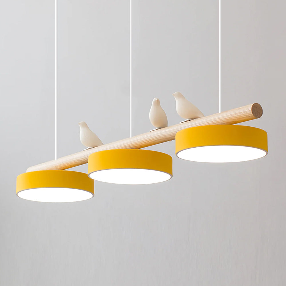 Nordic Bird Beam Pendant Lamp