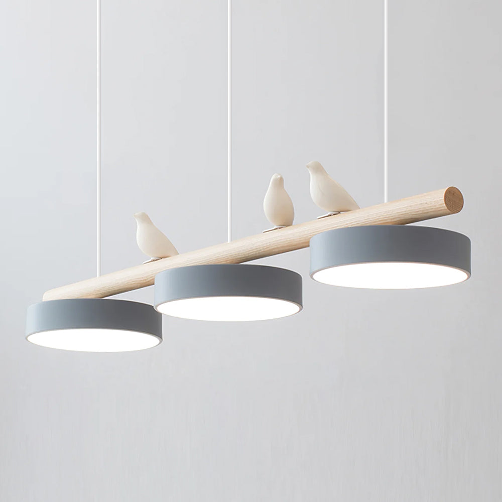 Nordic Bird Beam Pendant Lamp