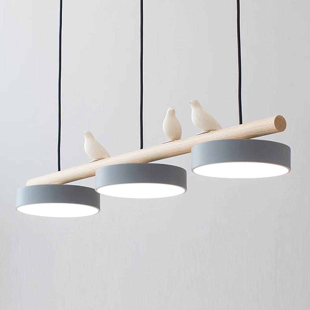 Nordic Bird Beam Pendant Lamp