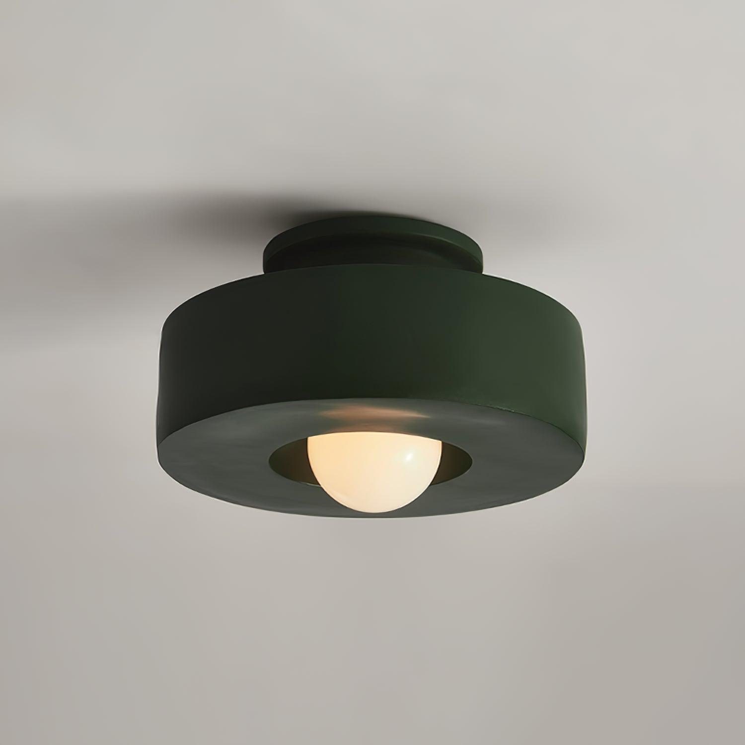 Modern Cylindrical Ceiling Lamp Artistic Design