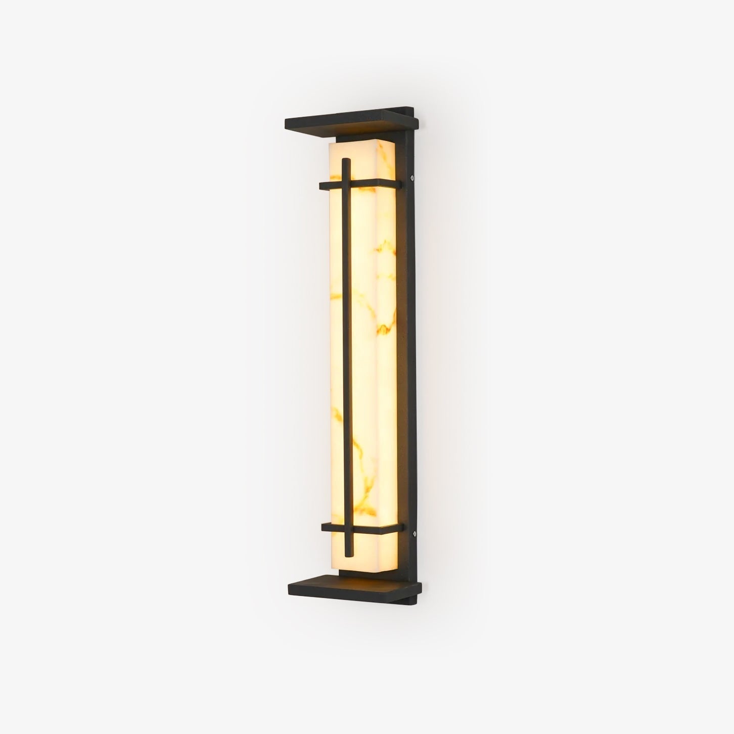 Outdoor Wall Light Waterproof LED Alabaster Style Exterior Lamp