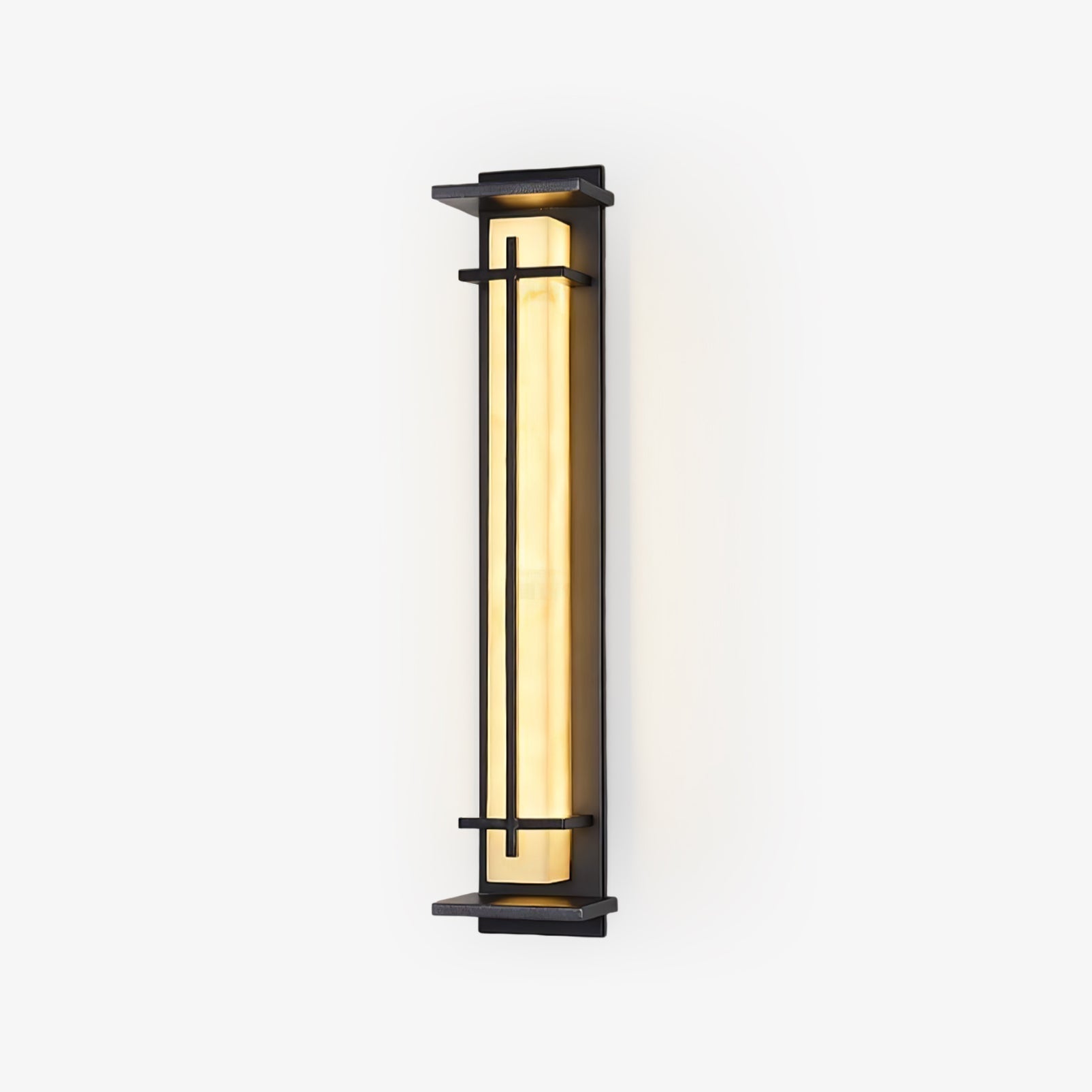 Outdoor Wall Light Waterproof LED Alabaster Style Exterior Lamp