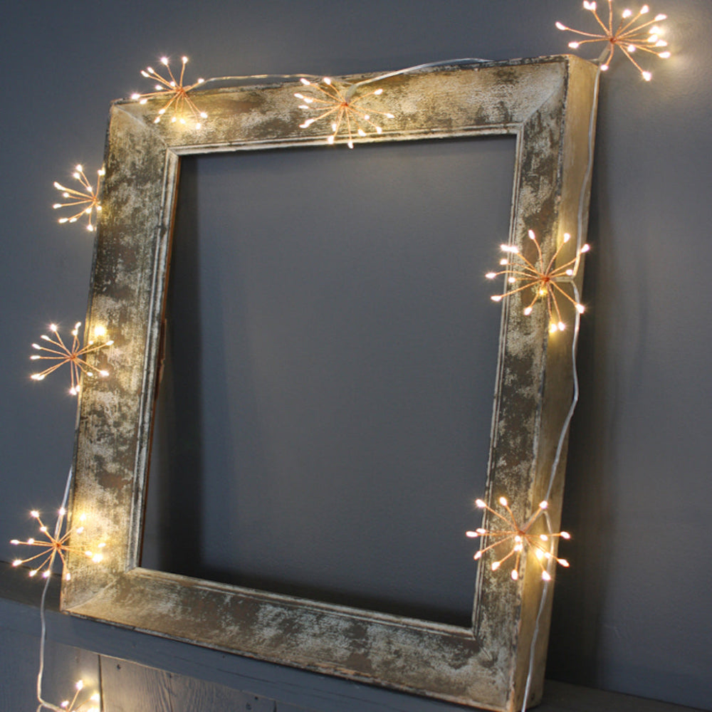 Copper Starburst String Lights