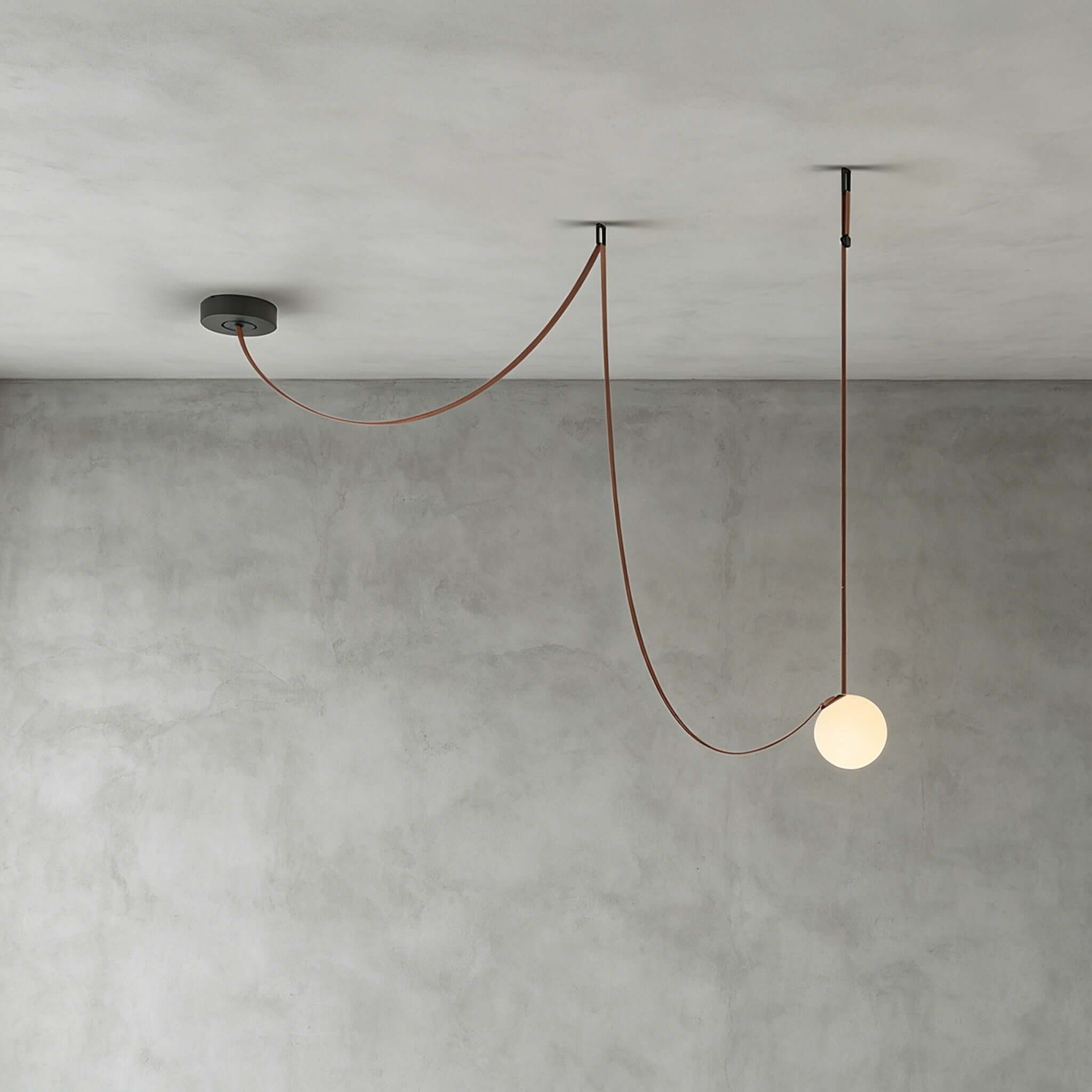Lustre LED moderne à lumières en cascade pour le salon