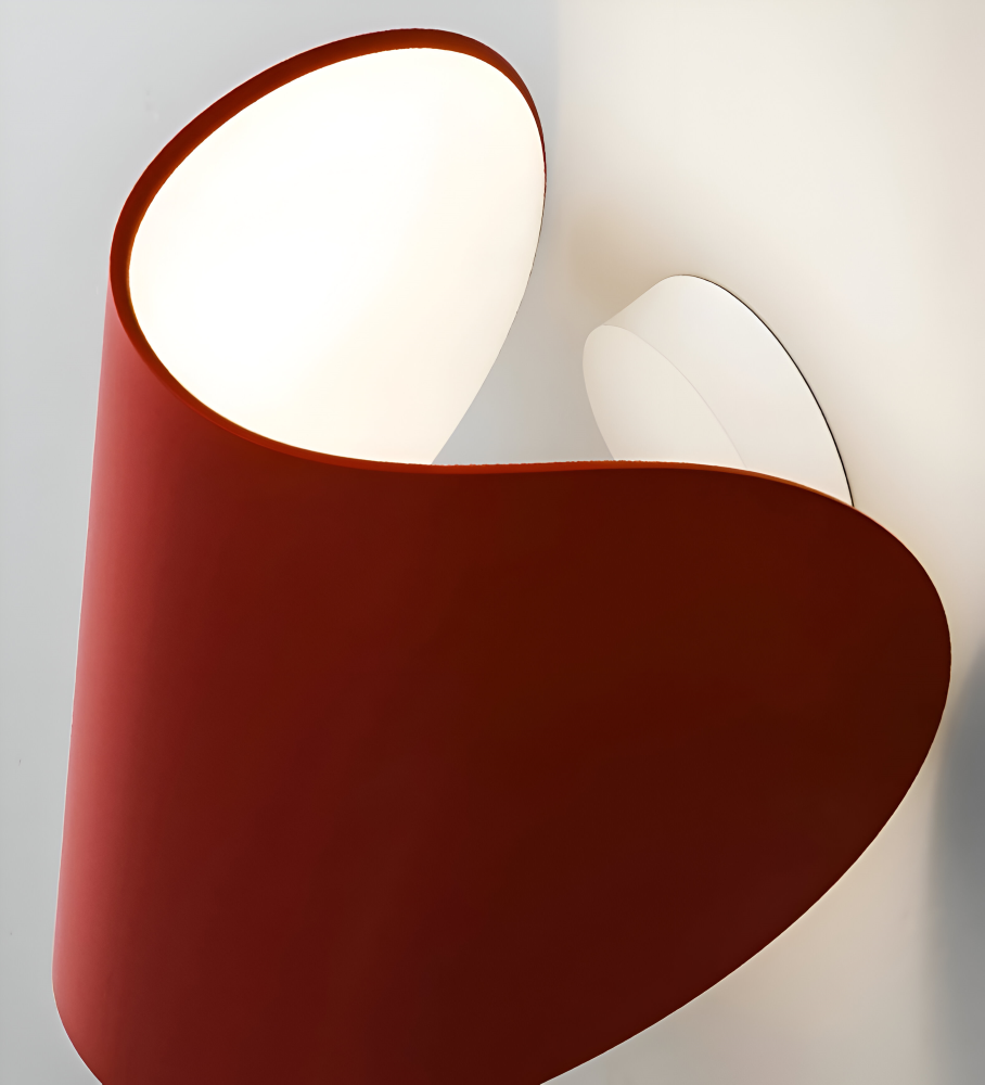 Modern Rotatable Curved Metal Wall Lamp