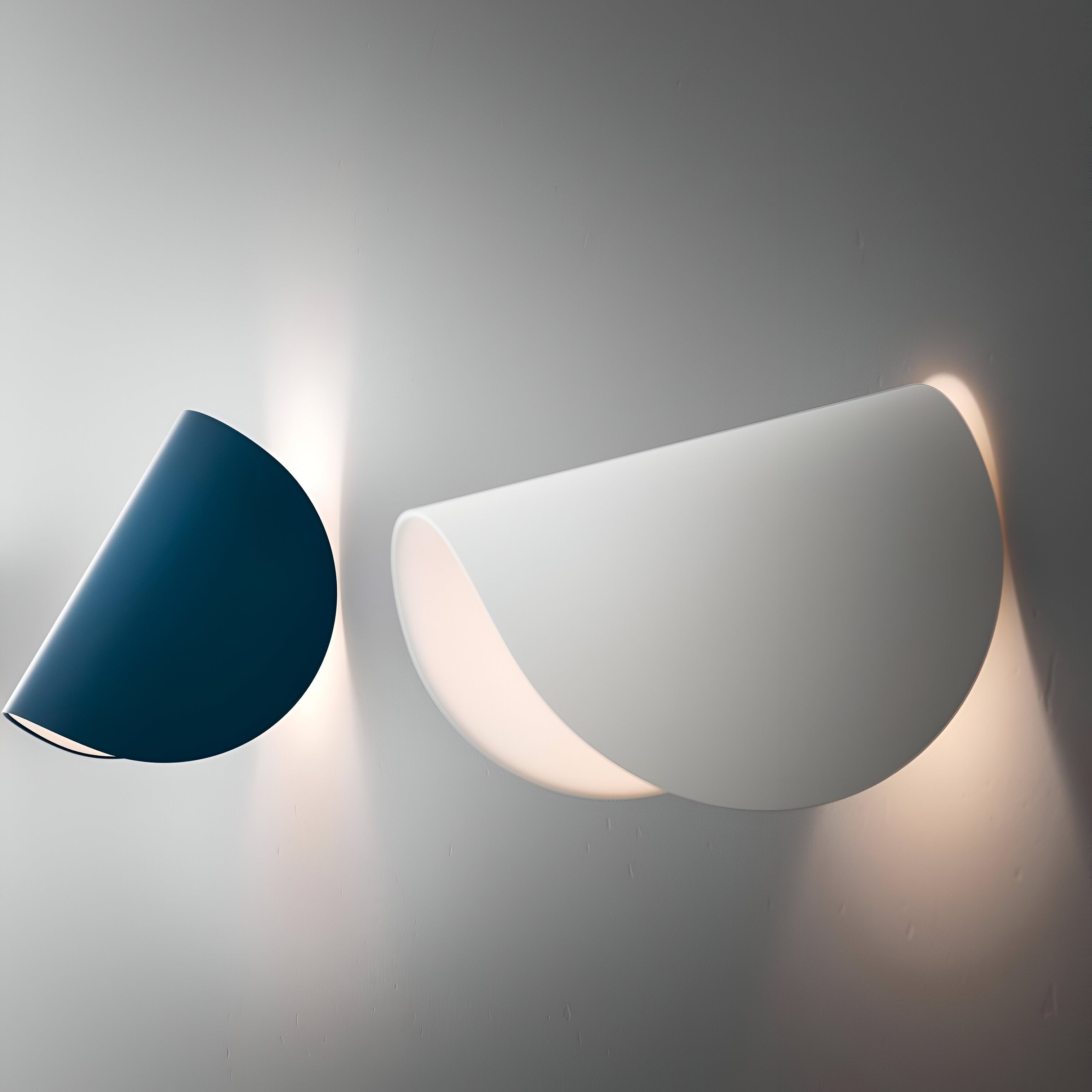 Modern Rotatable Curved Metal Wall Lamp