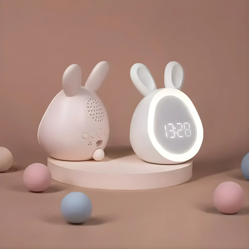Rabbit Digital Alarm Clock With Night Light
