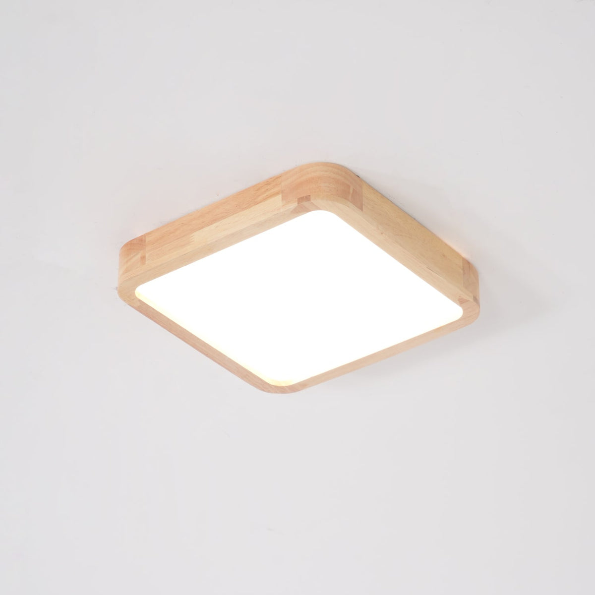 Wooden Geometric LED Ceiling Light