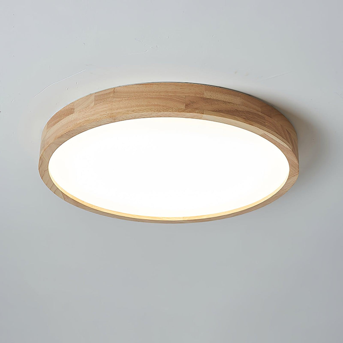 Wooden Geometric LED Ceiling Light