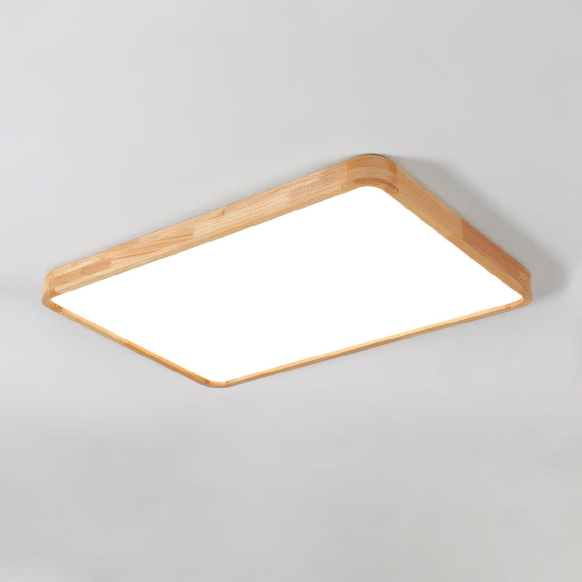 Wooden Geometric LED Ceiling Light