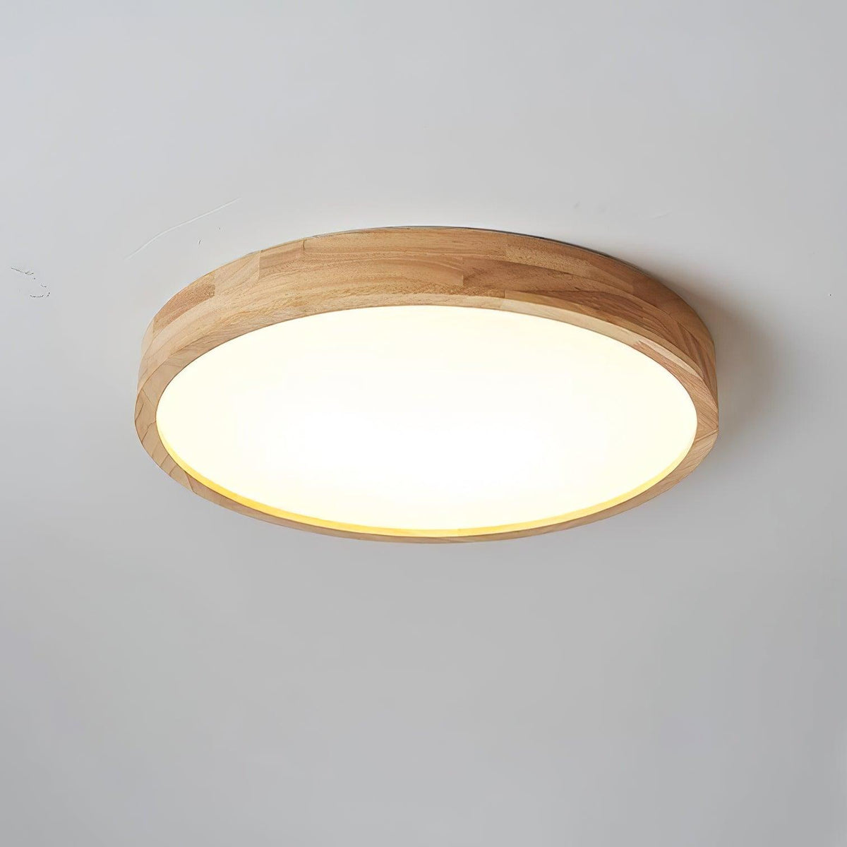 Wooden Geometric LED Ceiling Light