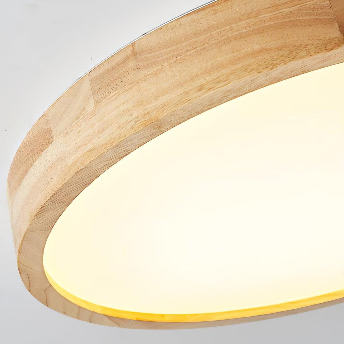 Wooden Geometric LED Ceiling Light