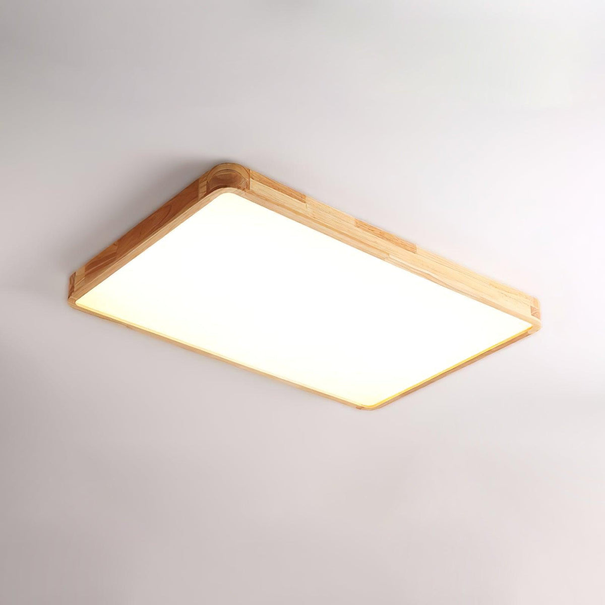 Wooden Geometric LED Ceiling Light