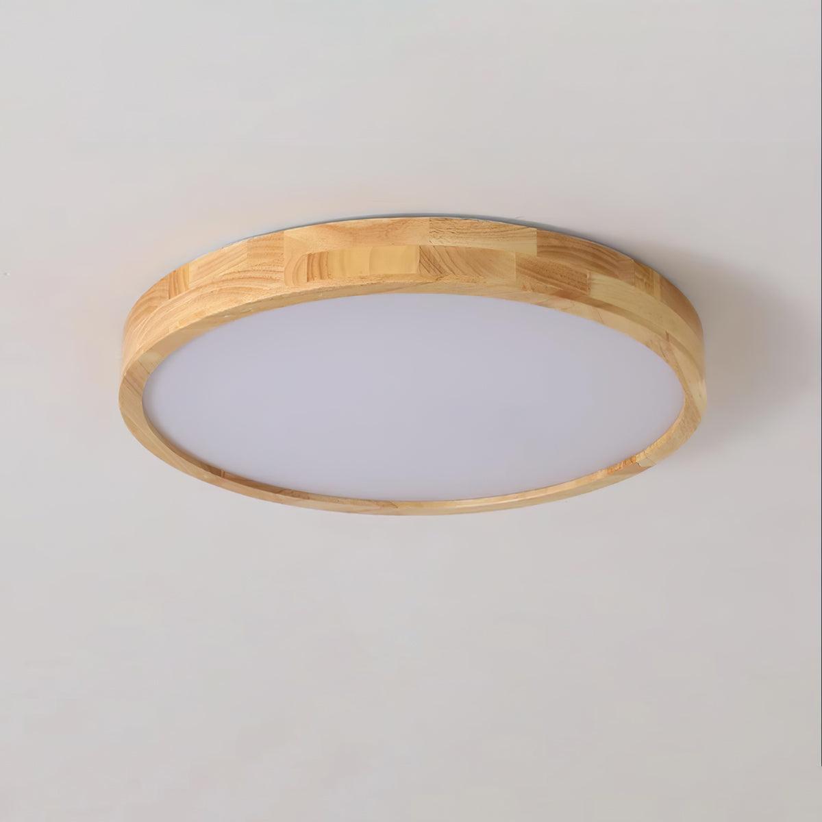 Wooden Geometric LED Ceiling Light