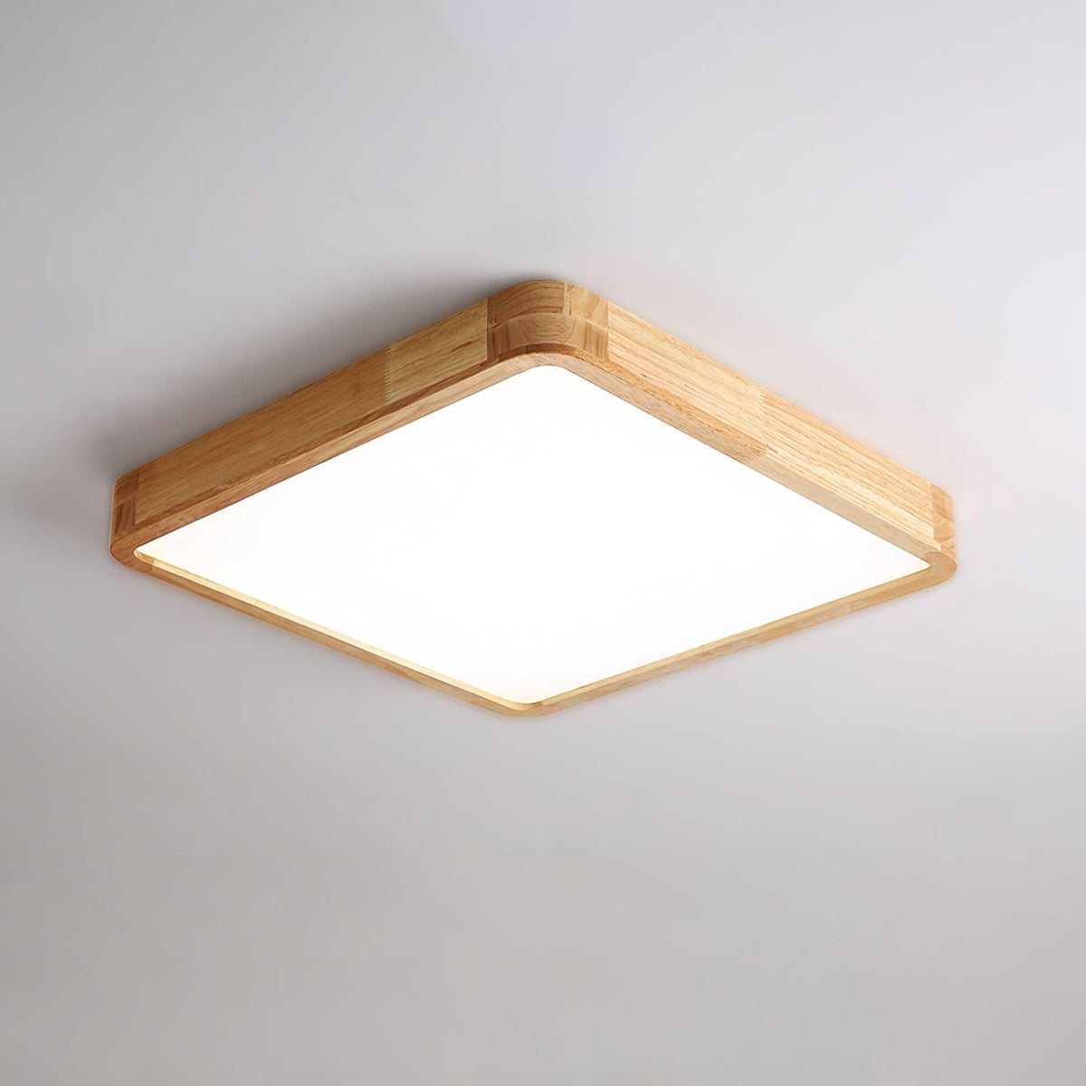 Wooden Geometric LED Ceiling Light