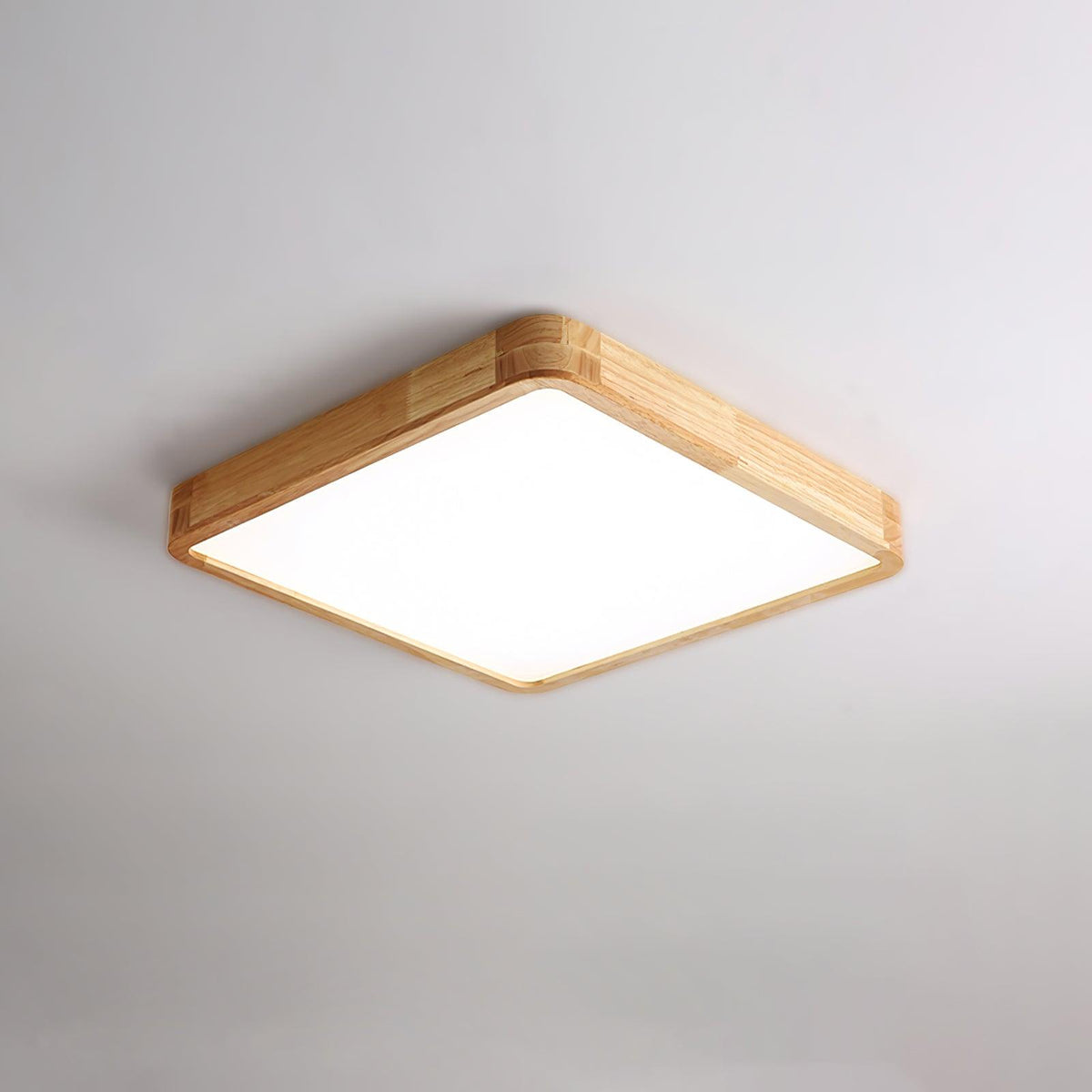 Wooden Geometric LED Ceiling Light