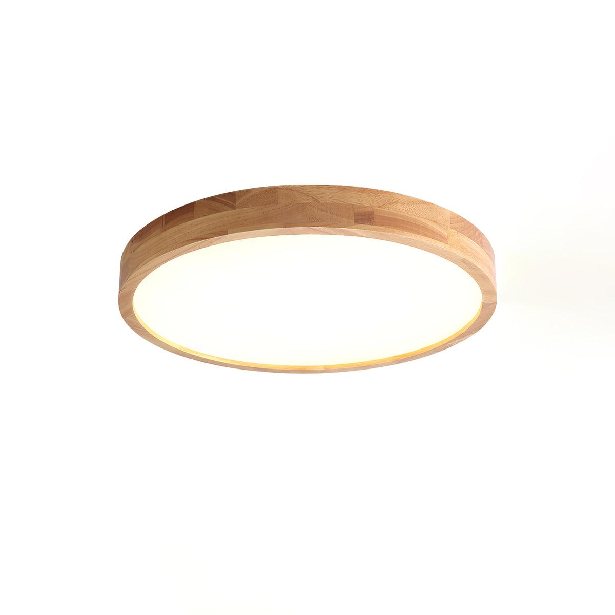 Wooden Geometric LED Ceiling Light