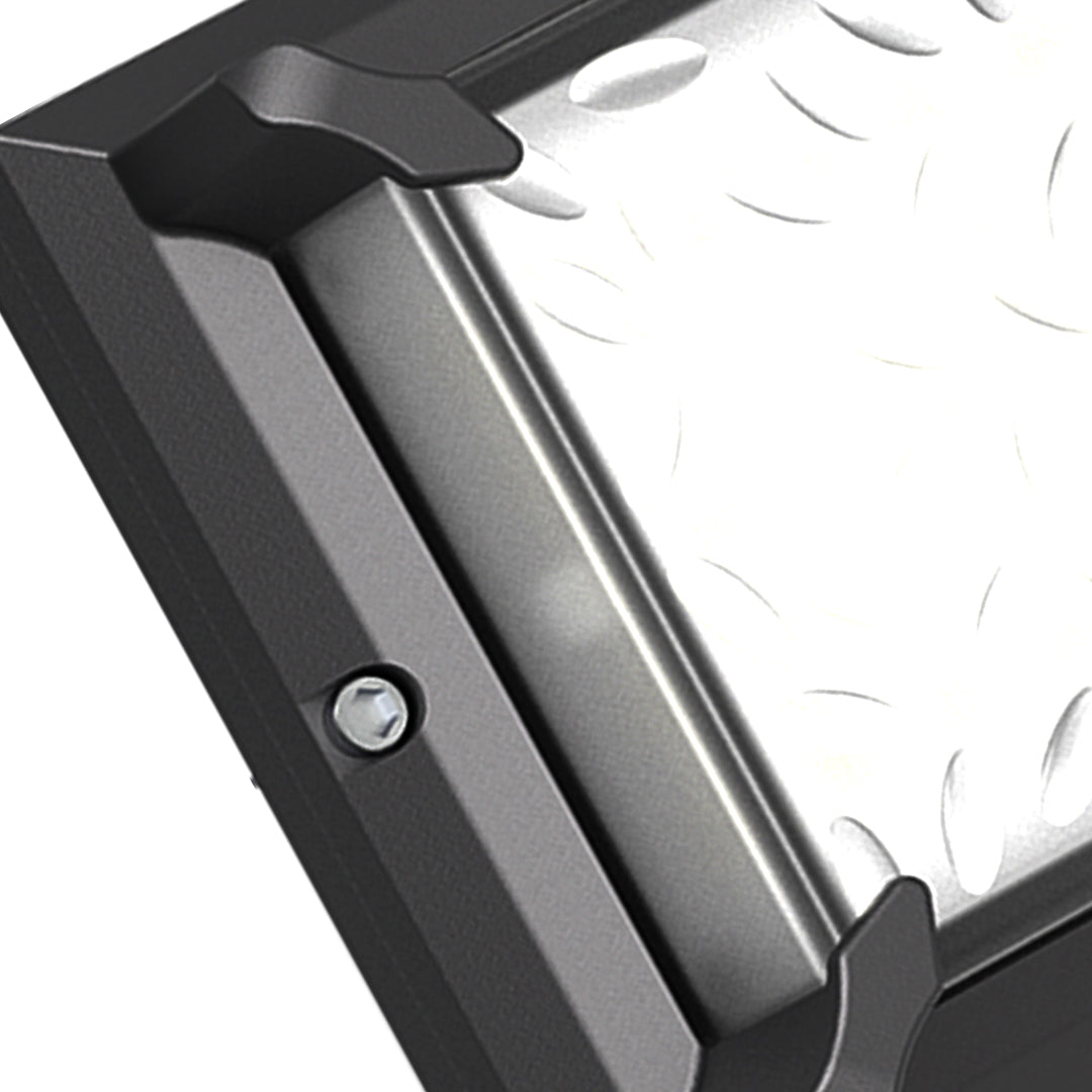 Square Black Waterproof LED Outdoor Wall Light for Garden