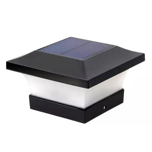 Zonnebuitenwandlamp Met Vierkante Zwarte Behuizing