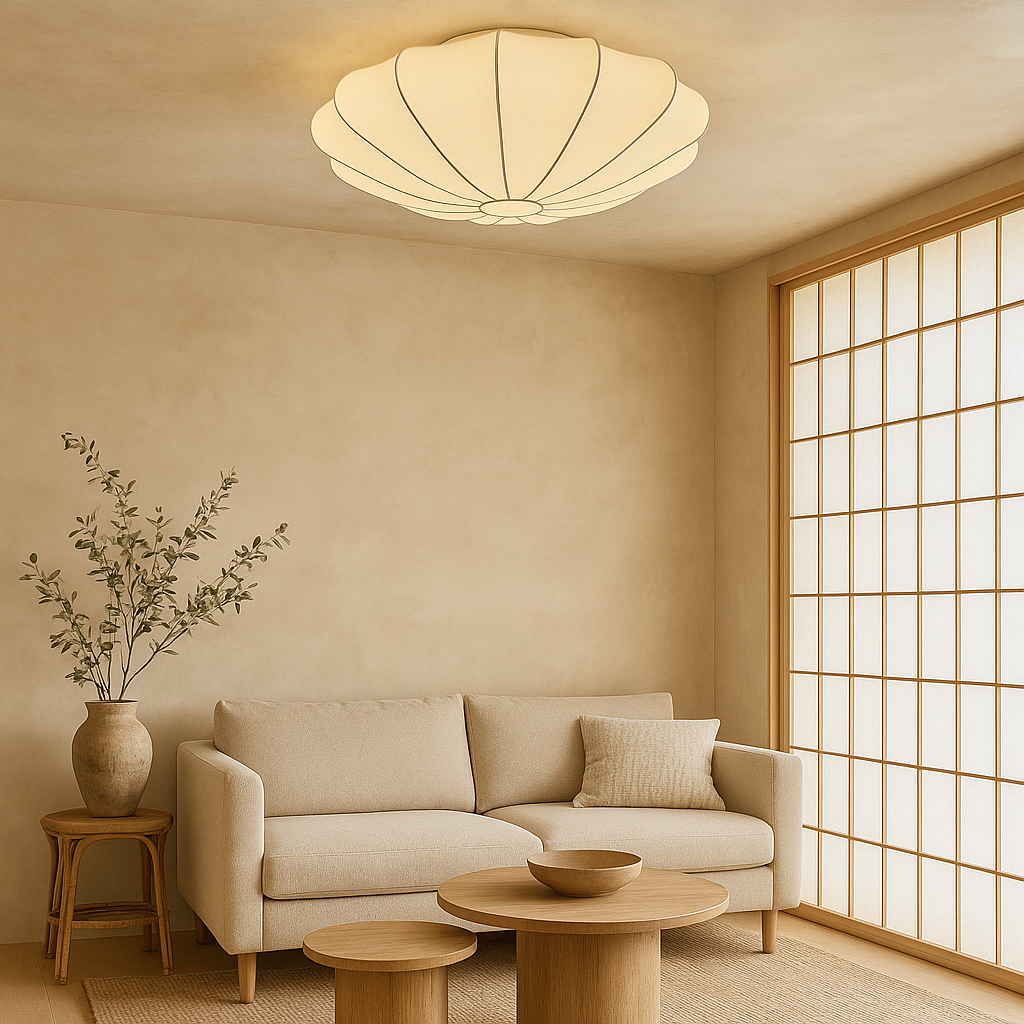Petal-Inspired Soft Glow Ceiling Light