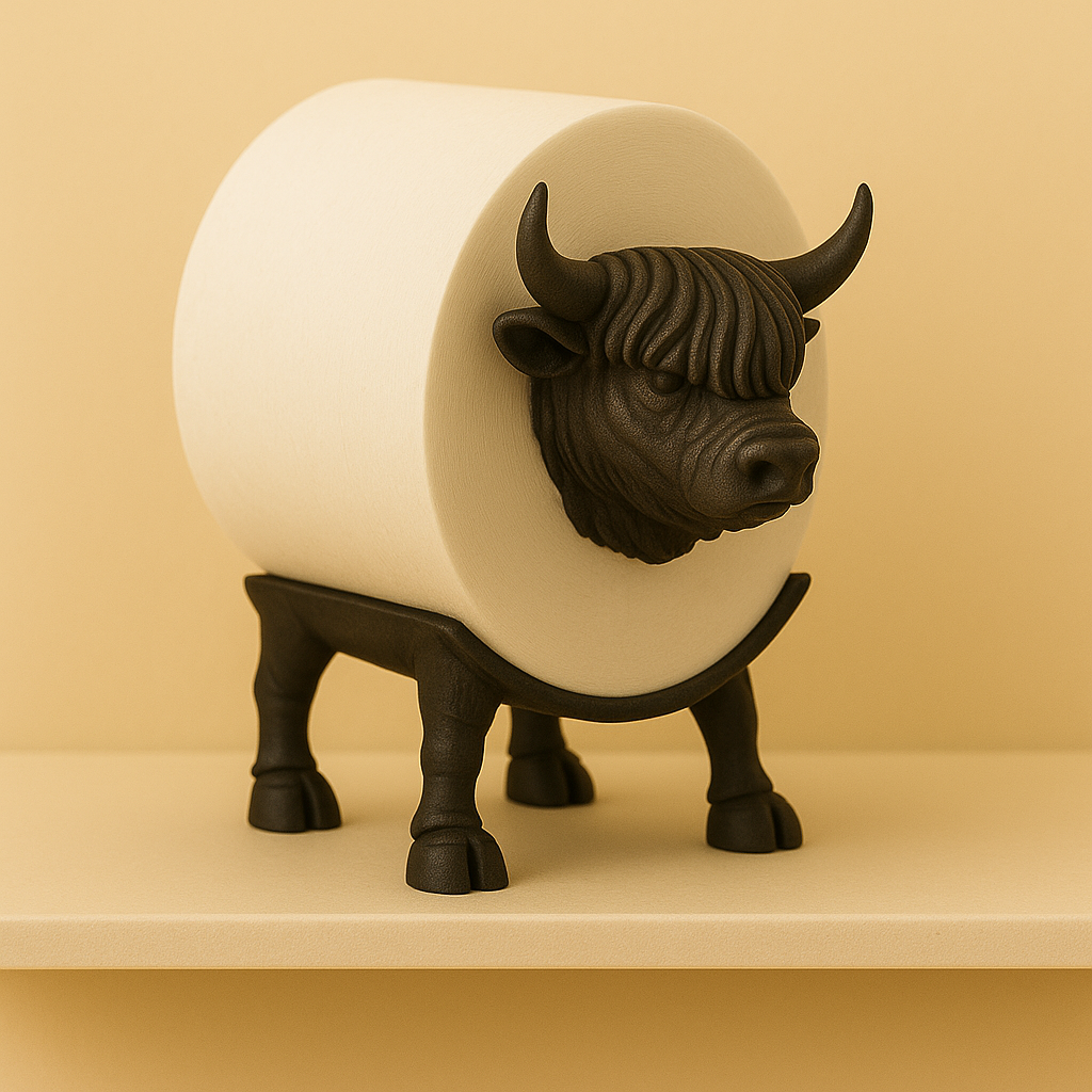 Animal Toilet Roll Holder Tabletop Decorative Figure