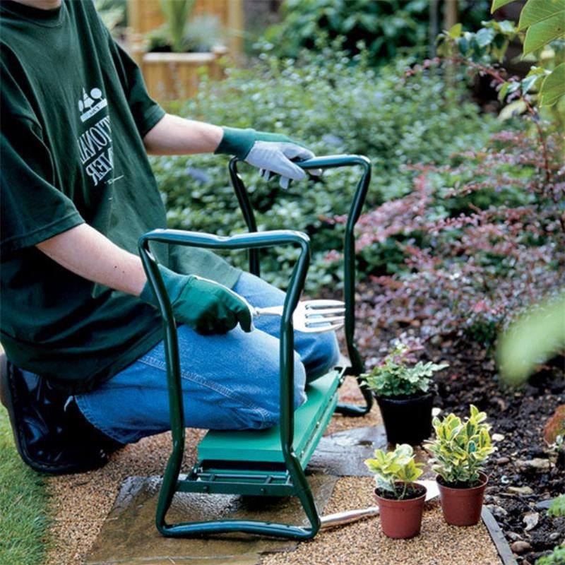 Tuin Knieler en Zitbank Vouwbank met Handgrepen