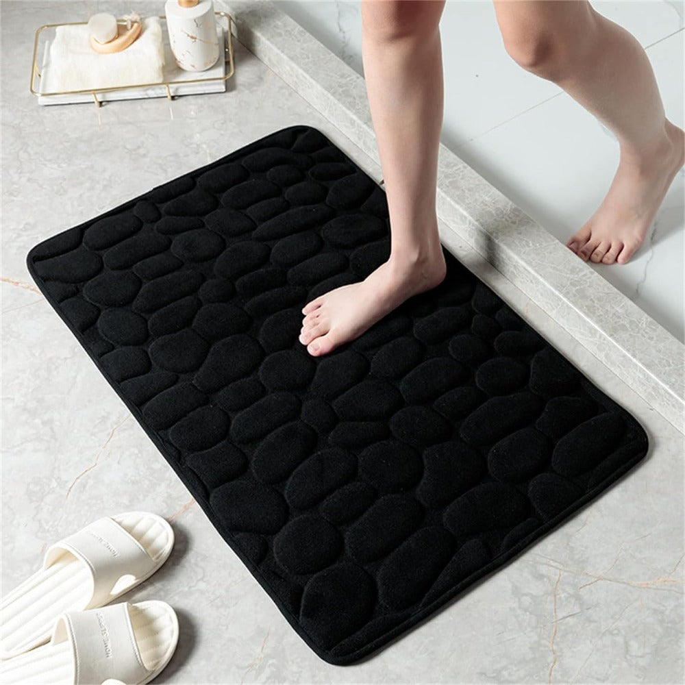 Soft Bath Mat Non Slip Bathroom Floor Mat Water Absorbent