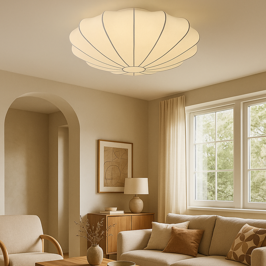 Petal-Inspired Soft Glow Ceiling Light
