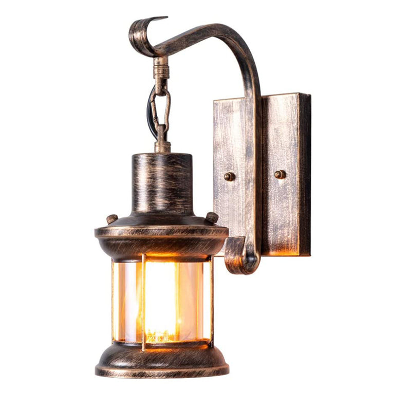 Vintage Industrial Wall Lantern