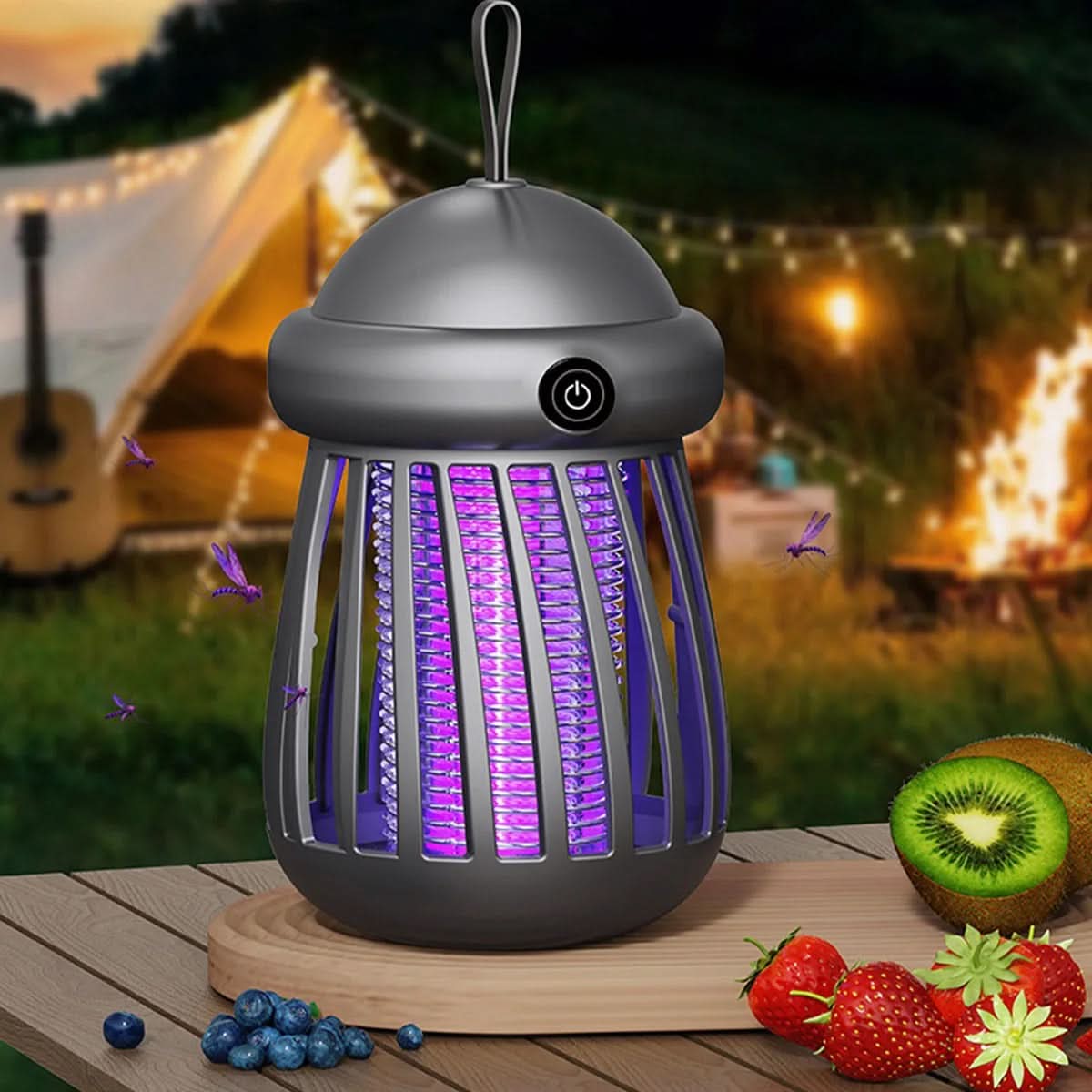 UV Muggenverdelger Lamp – 3000V Elektrische Insectenverdelger – Oplaadbaar