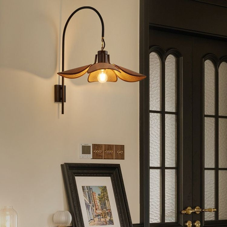 Wabi-Sabi Flower Wall Light