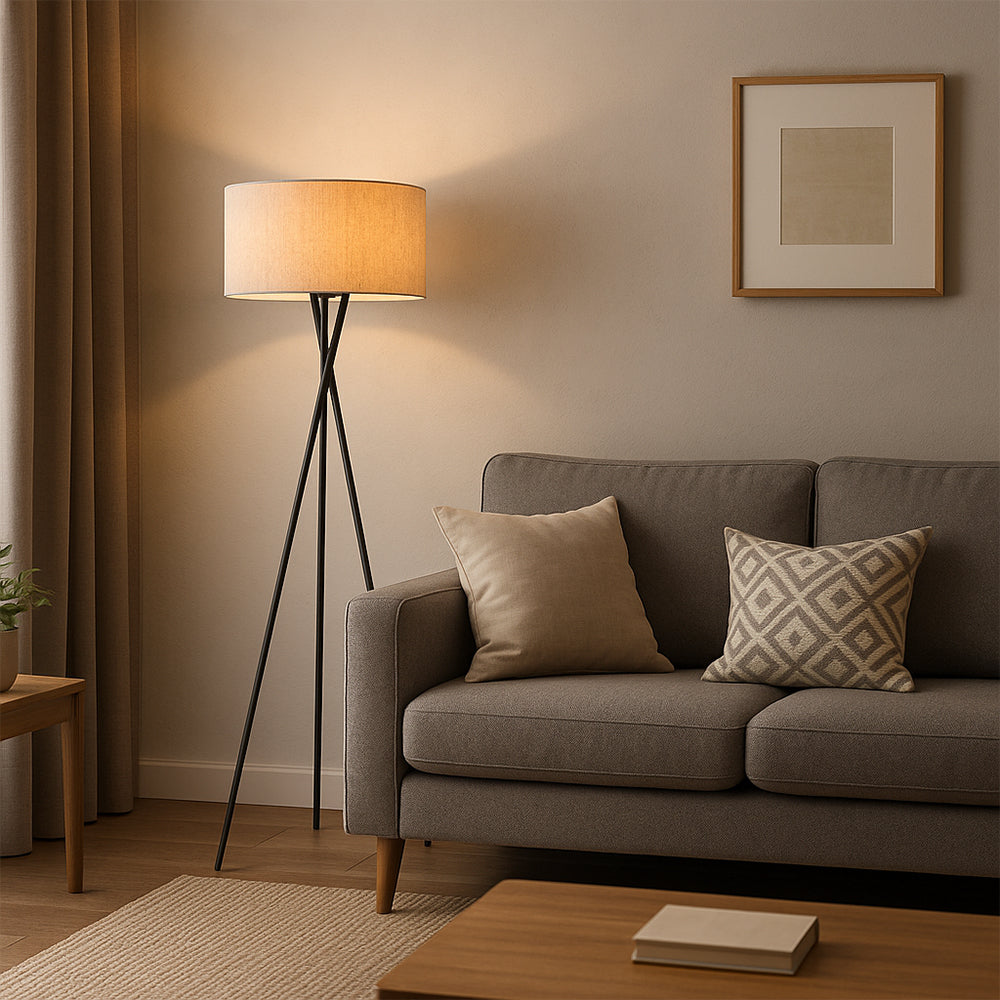 Modern Silk Floor Lamp