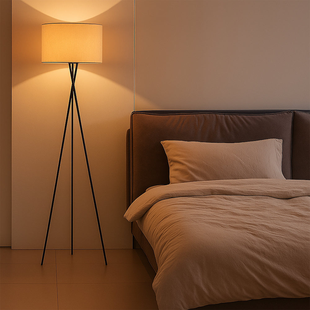 Modern Silk Floor Lamp