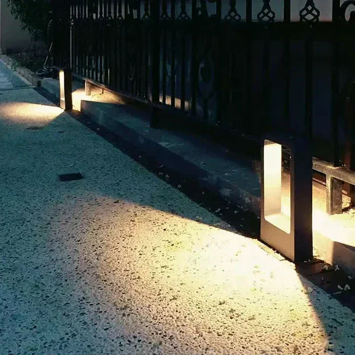 Scandinavian Outdoor Ground Lights Modern Pathway Design