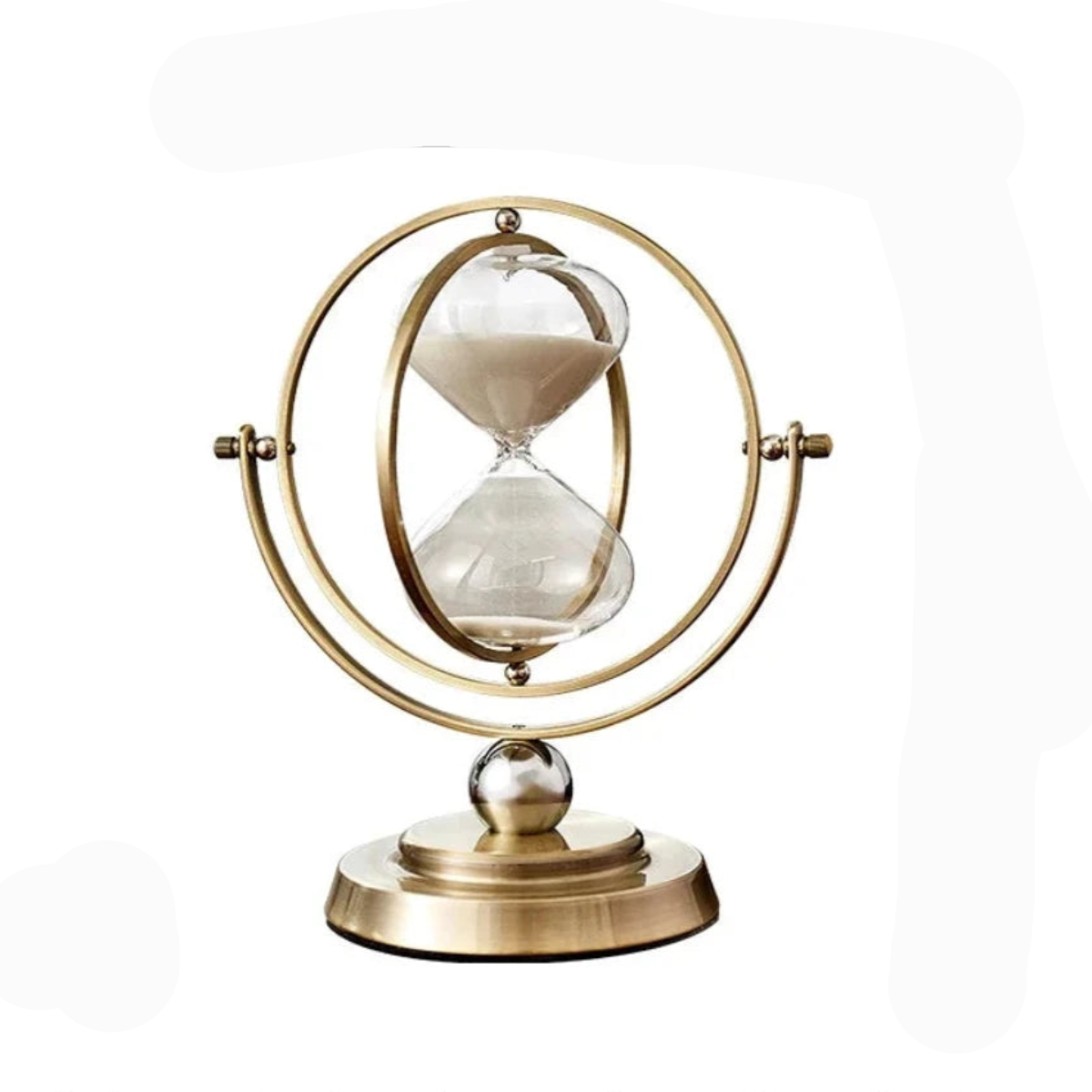 Luxury Hourglass Sand Timer Elegant Metal Frame