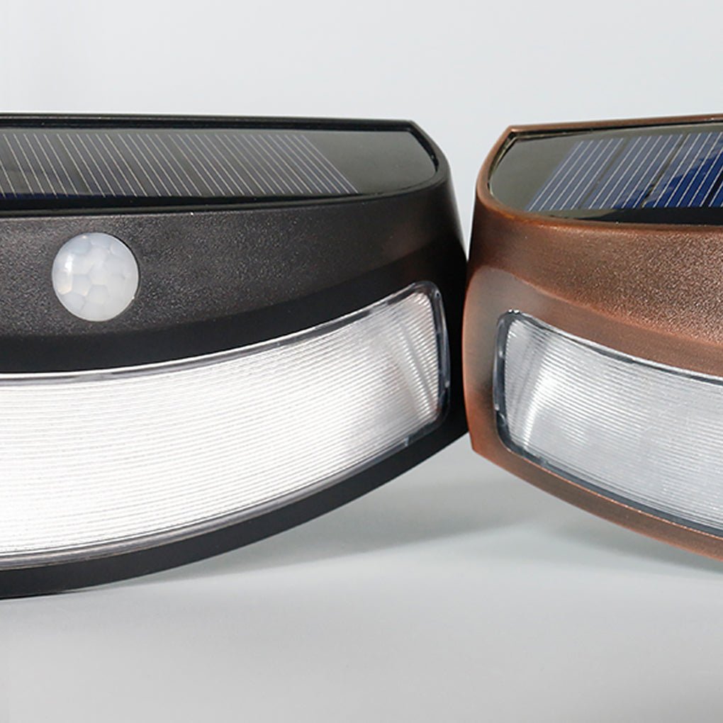 Industriële zwarte led-wandlamp voor verlichting van tuinpaden