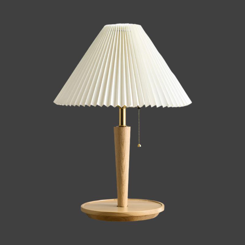 Vintage Wooden Table Lamp