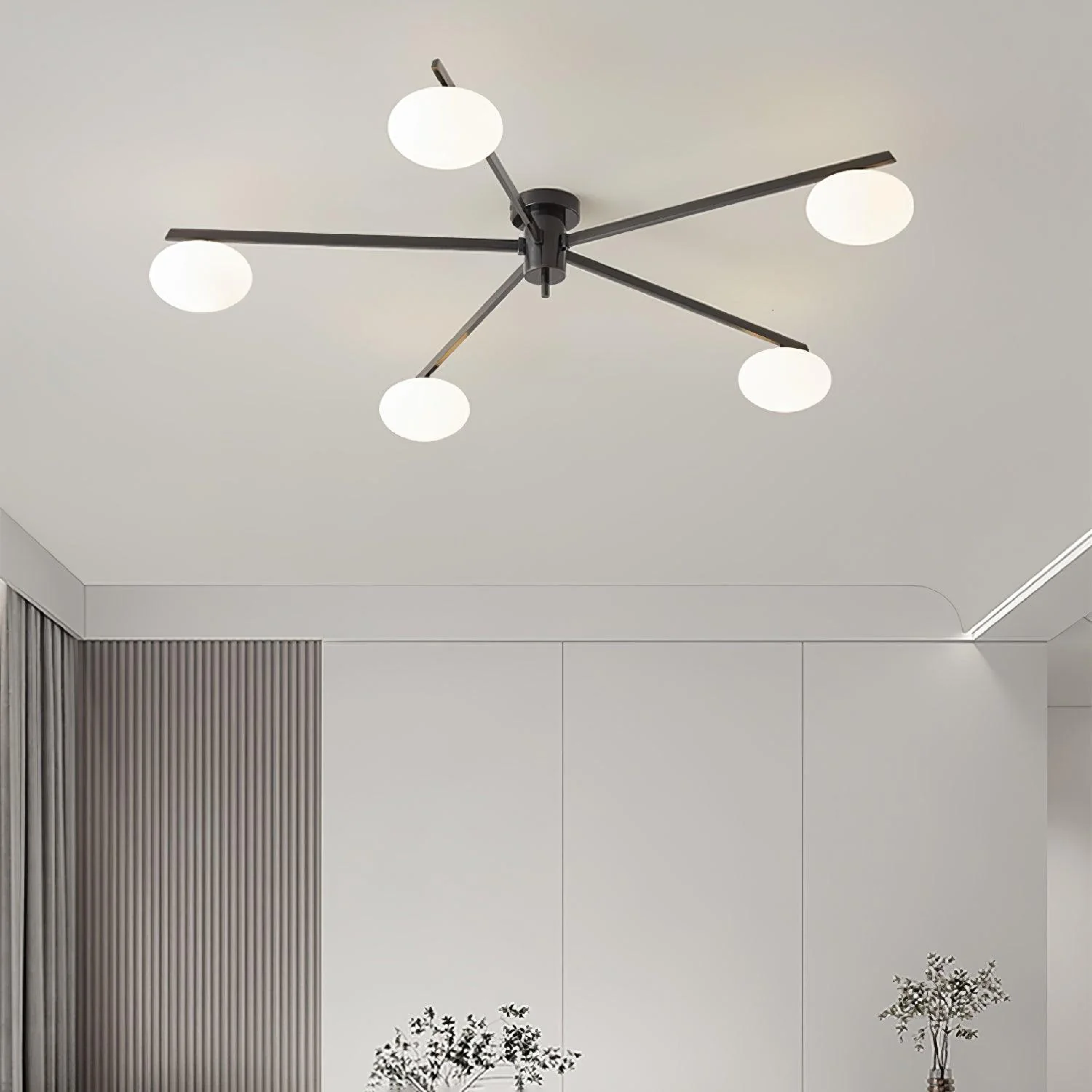 Modern Multi-Arm Ceiling Light