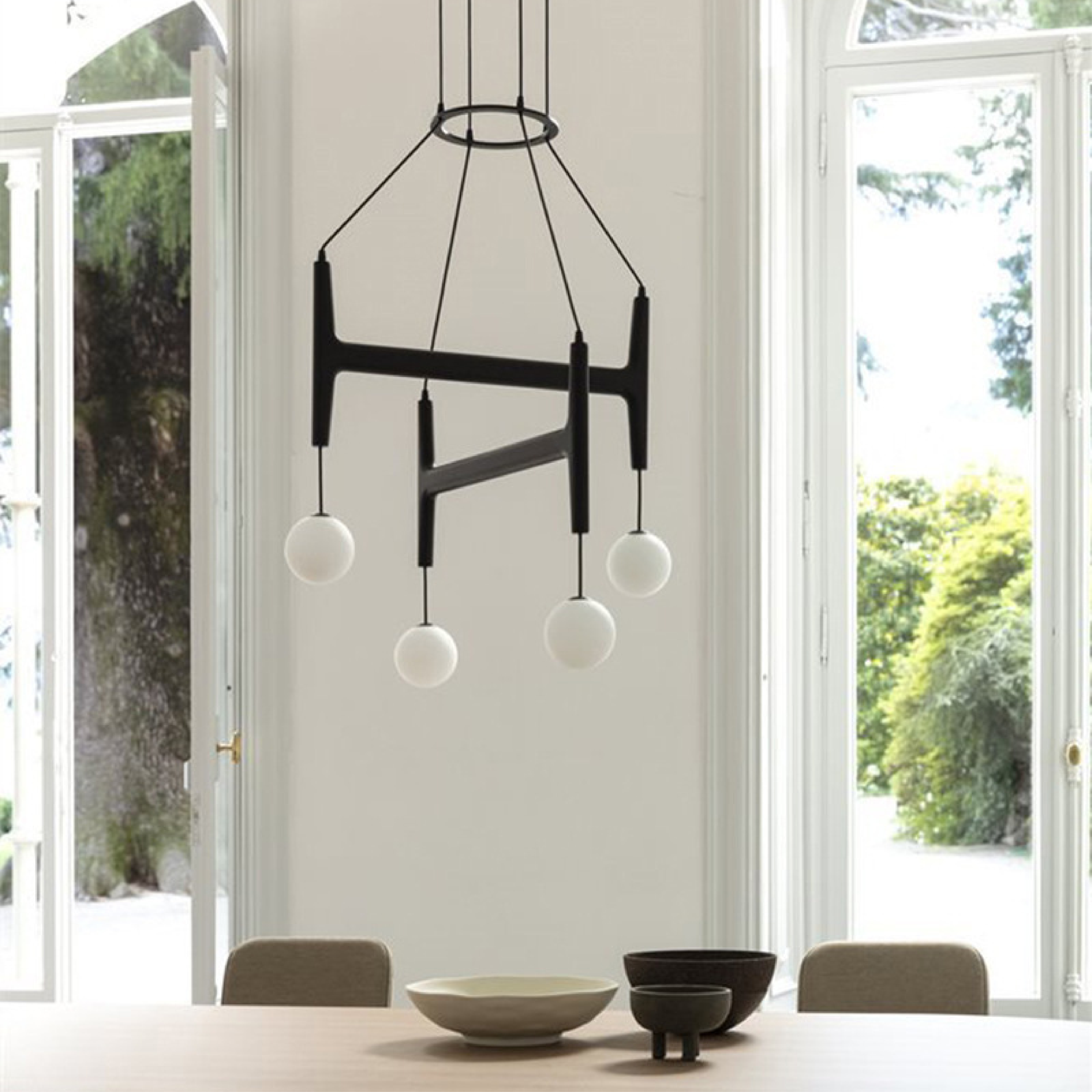 Modern Sculptural Chandelier