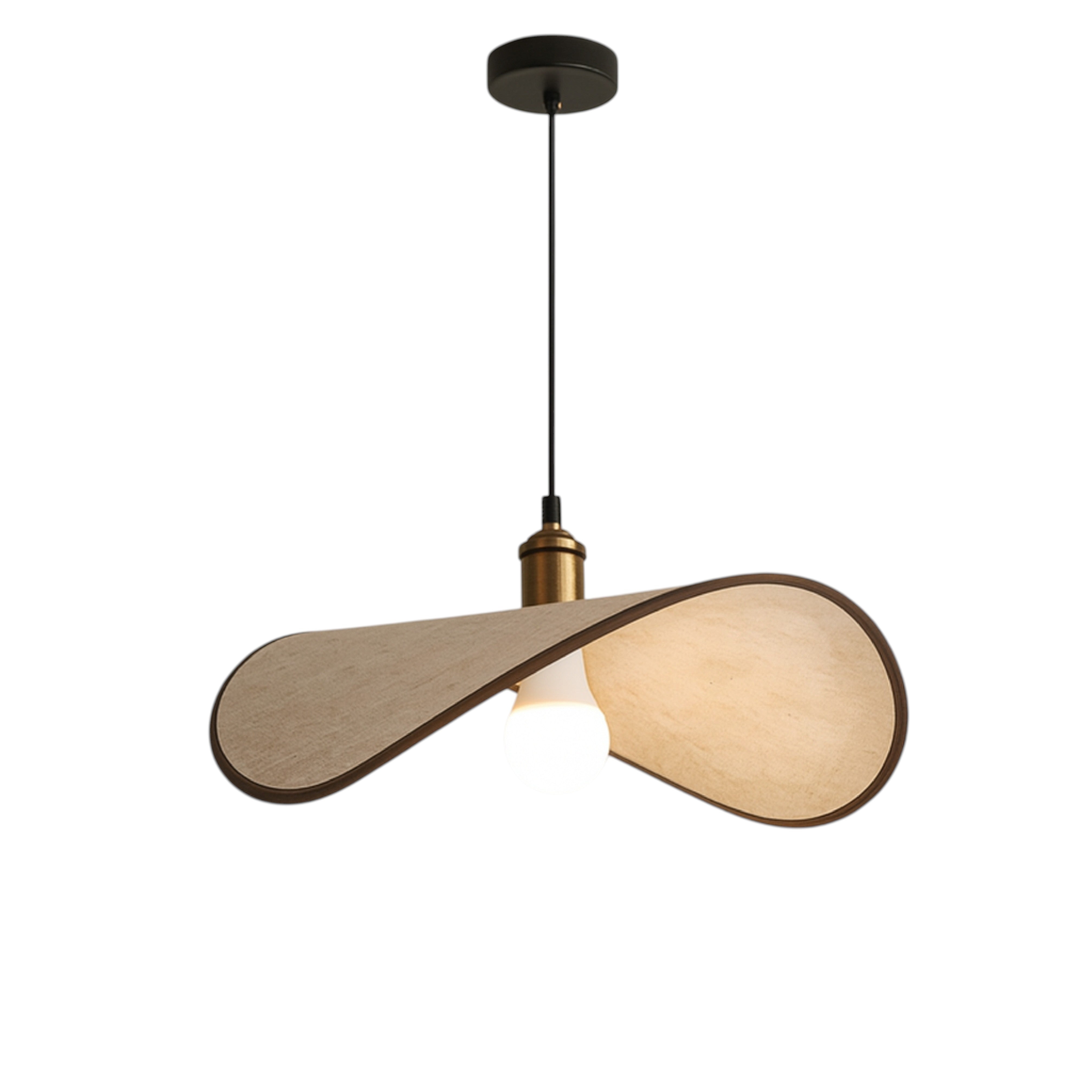 Organic Wabi Sabi Petal Pendant Lamp