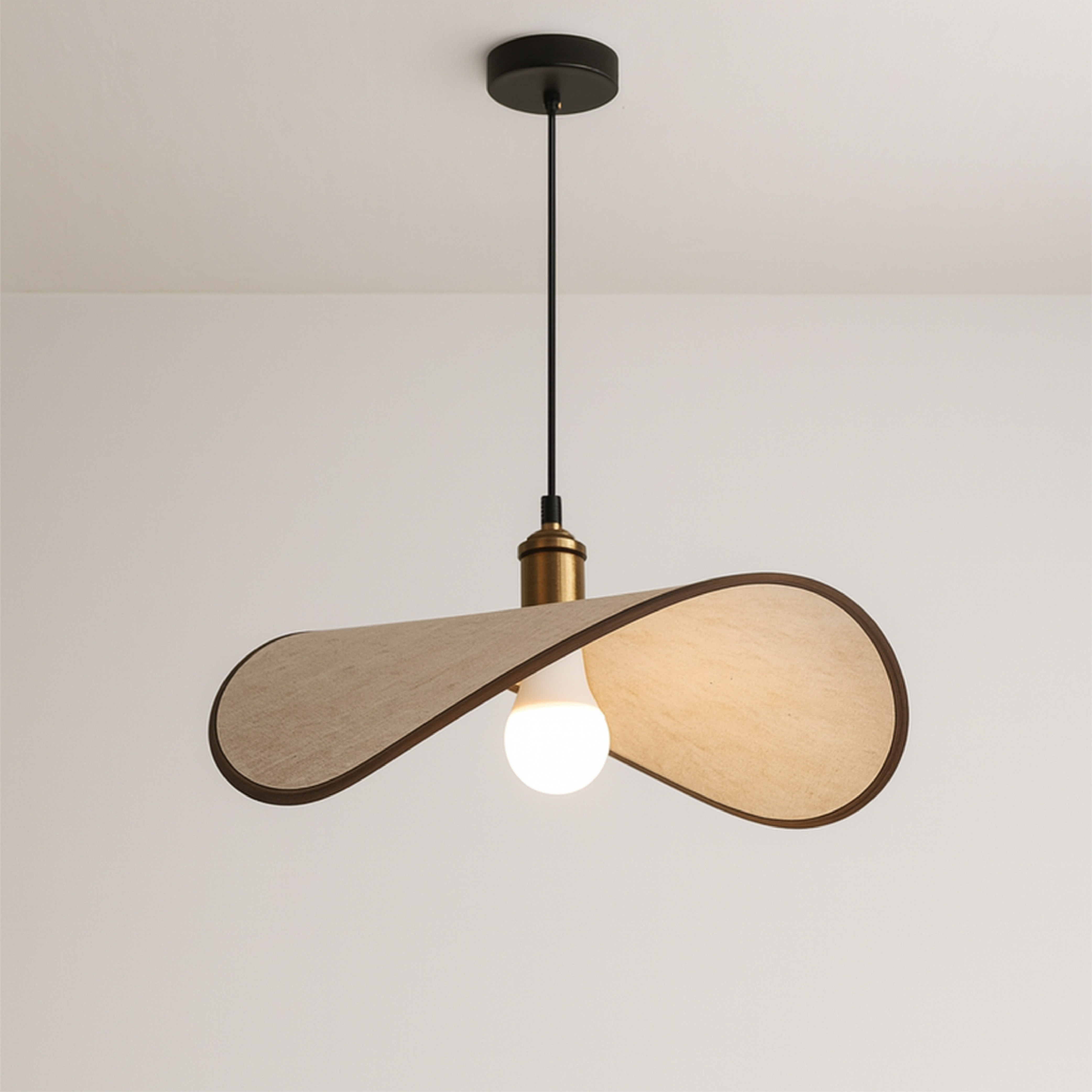 Organic Wabi Sabi Petal Pendant Lamp