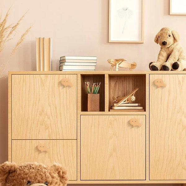 Wooden Animal Wall Hooks Coat Adhesive Hook Rack