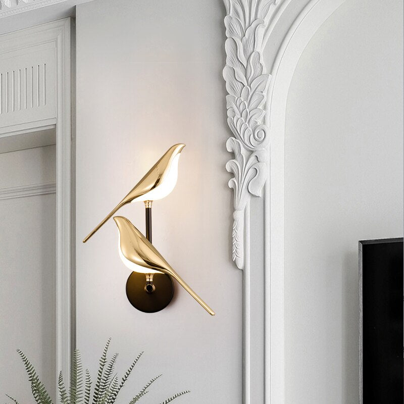 Modern LED Bird wall light