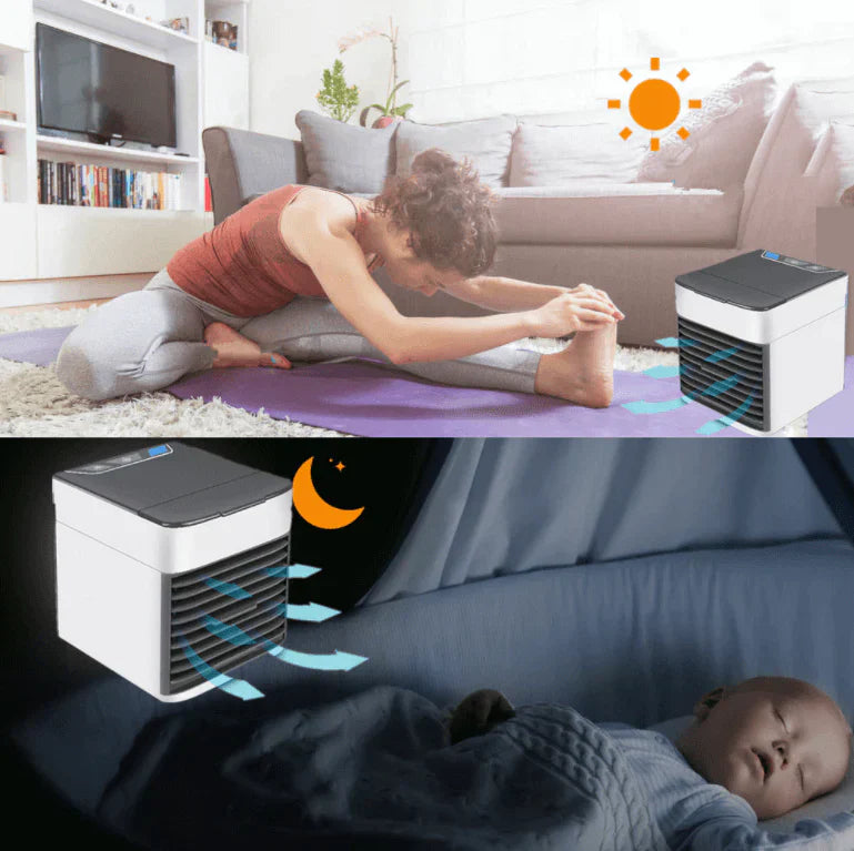 USB Aangedreven Mini Luchtkoeler met Watertank en Ventilator