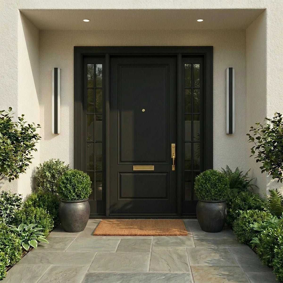 Modern Metal Linear Outdoor Wall Light for Garden Lighting