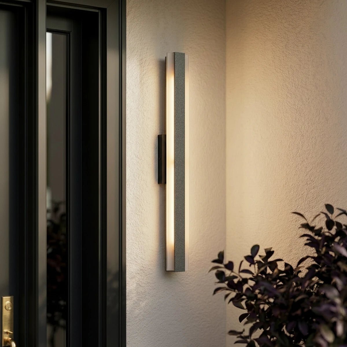Modern Metal Linear Outdoor Wall Light for Garden Lighting