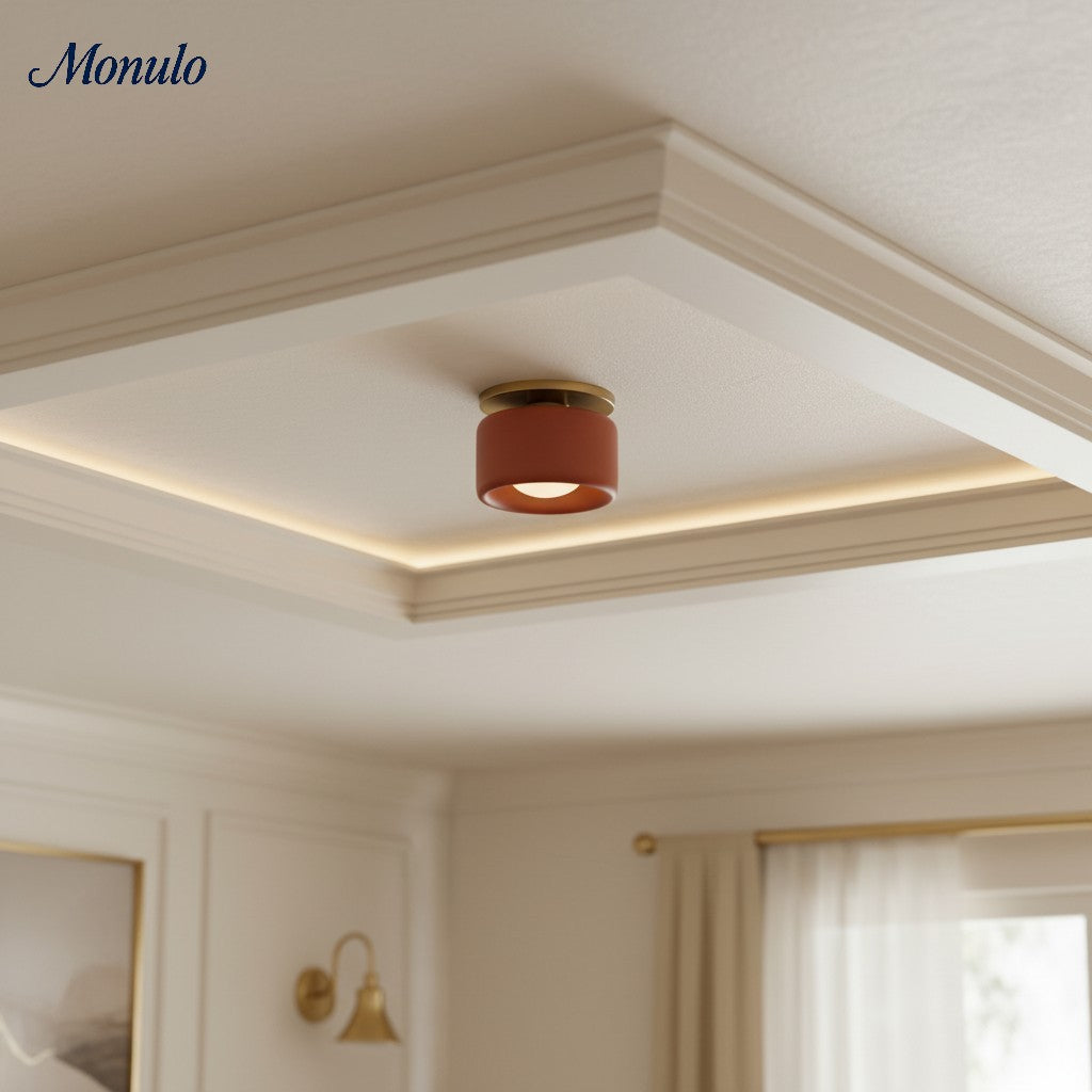 Porcelain Flush Mount Ceiling Light