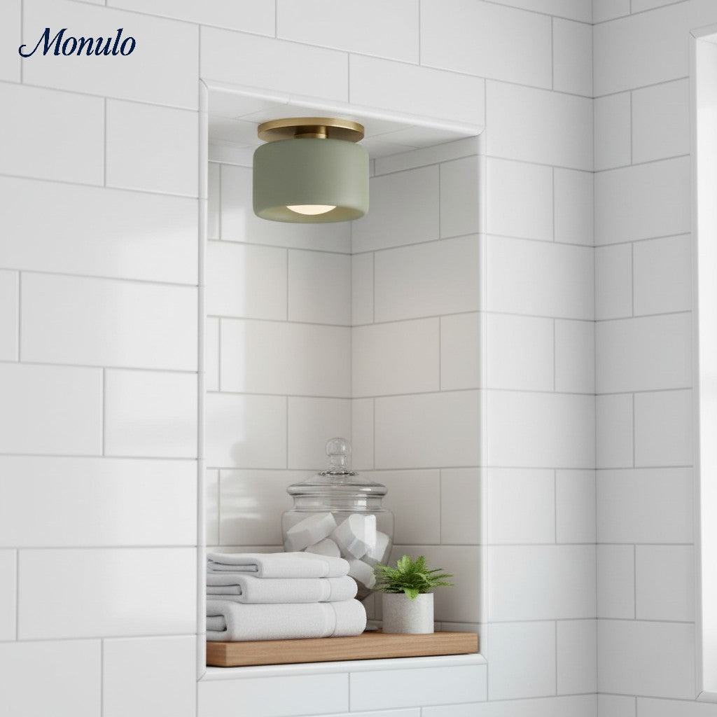 Porcelain Flush Mount Ceiling Light